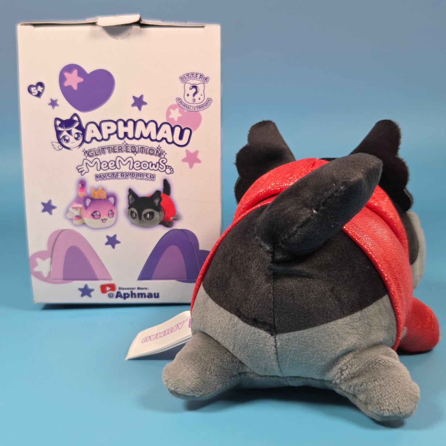 Aphmau MeeMeows Plushie Glitter Litter 6 - Aaron Cat