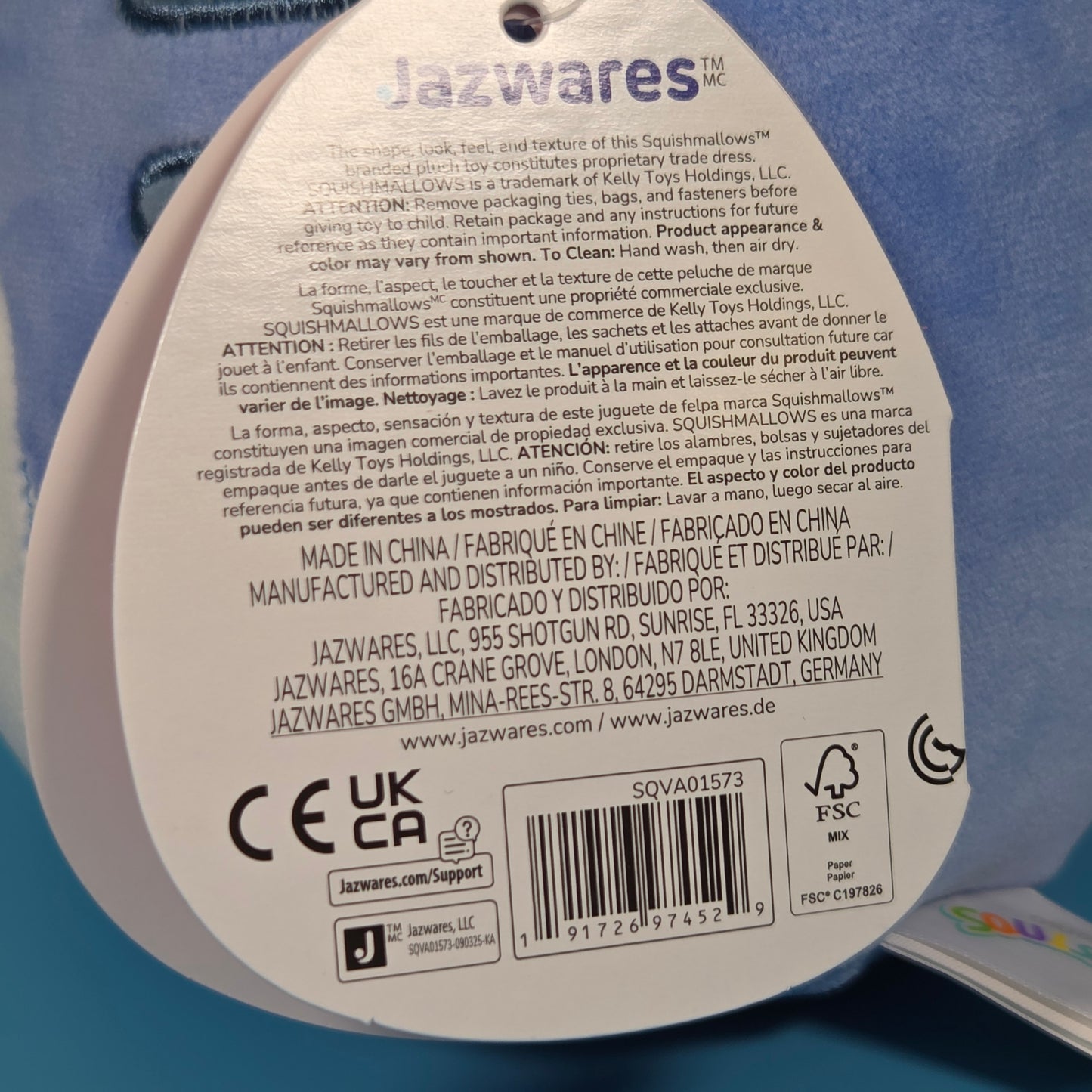 Squishmallows Valentine’s Day Plush 2026 - Carizma (Tabby Cat)