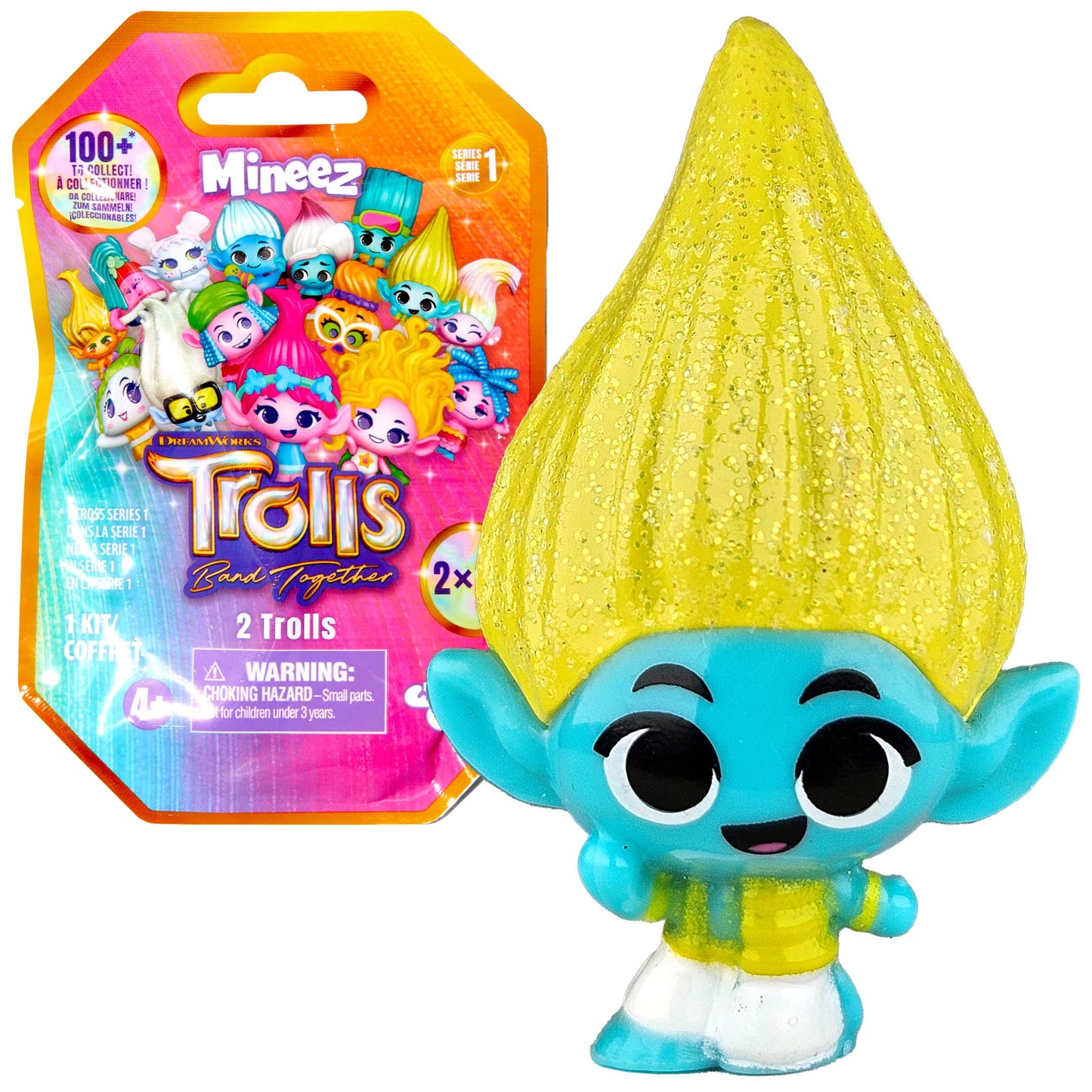Trolls Band Together Mineez - Clay (Glitter Rare #02-01)
