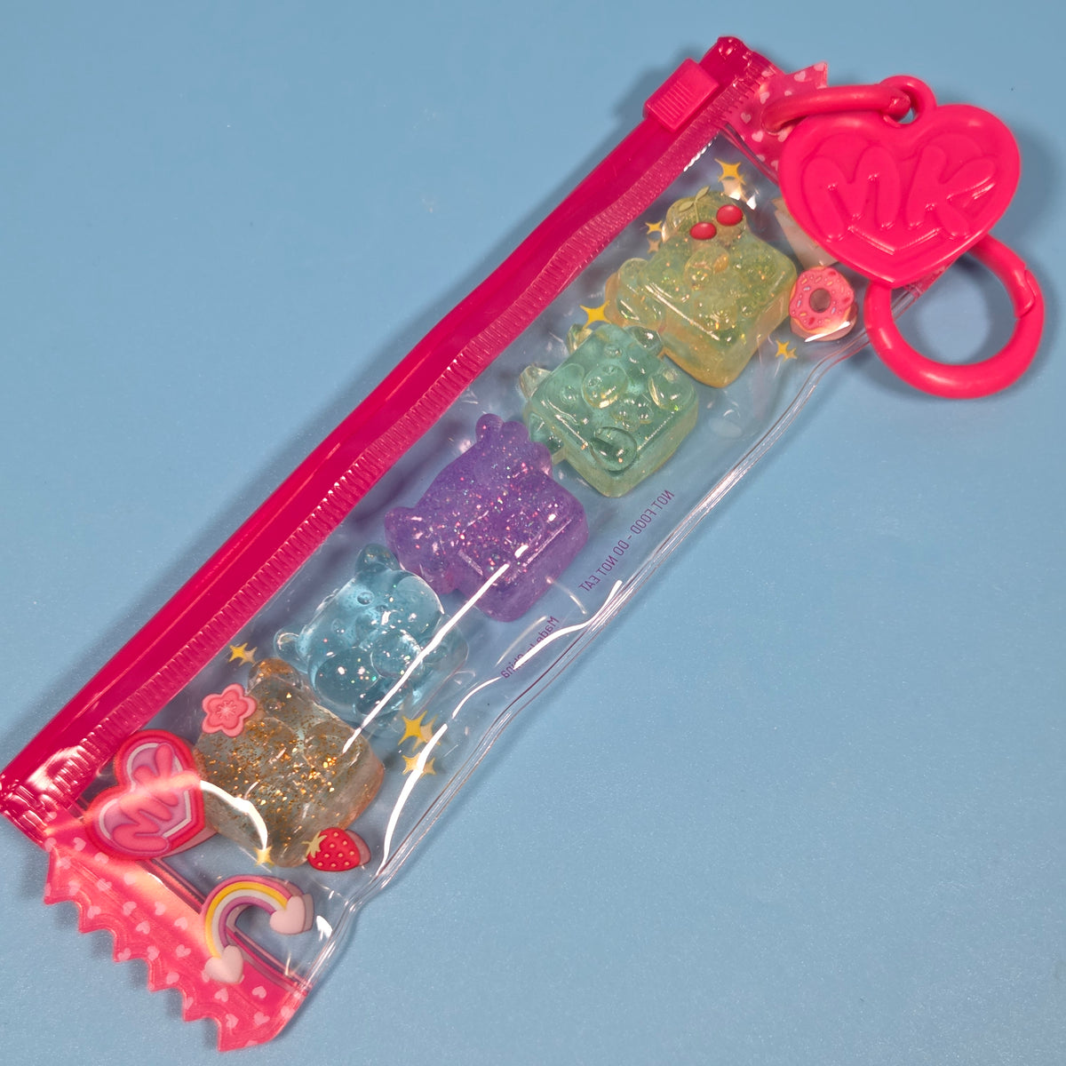 MushyKinz Taba Squishy Bag Charm - Super Rare Iceez Glitters