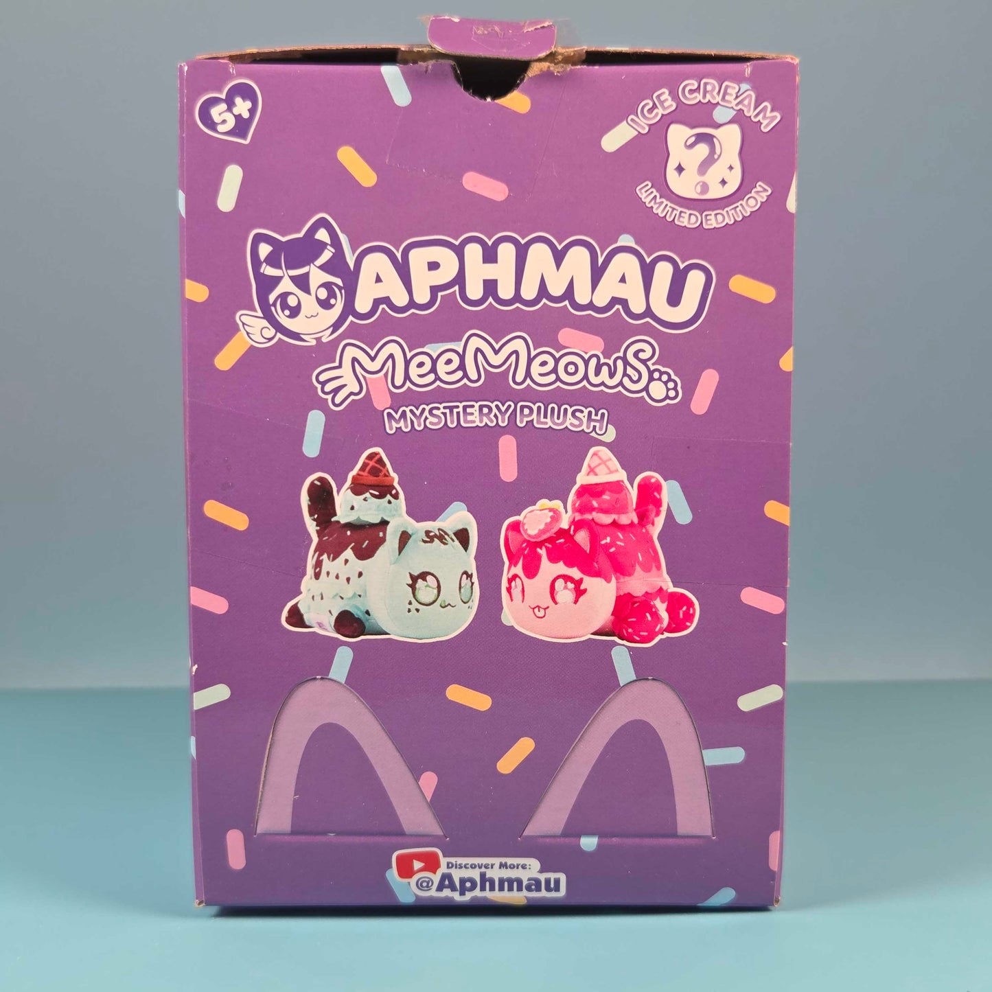 Aphmau MeeMeows Ice Cream Plush - Mint Chip Cat