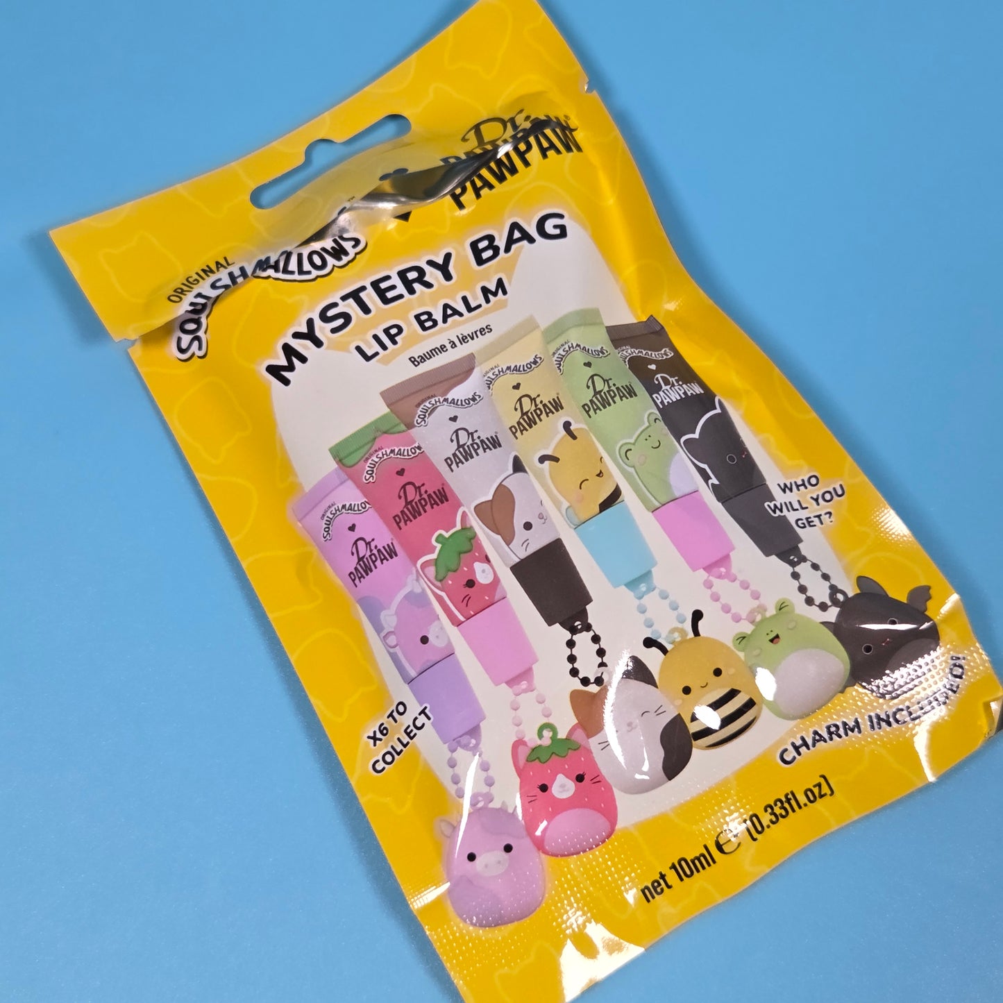 Squishmallow x Dr. PawPaw Mystery Bag - Olma & Strawberry Lip Balm