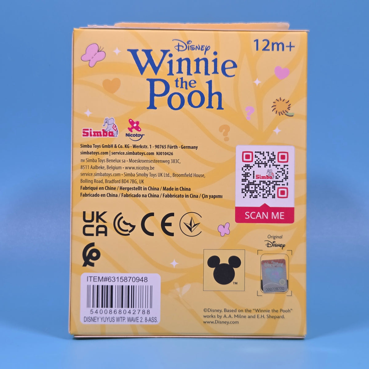 Disney YuYus Series 2 Winnie the Pooh - Pooh (Hippo)
