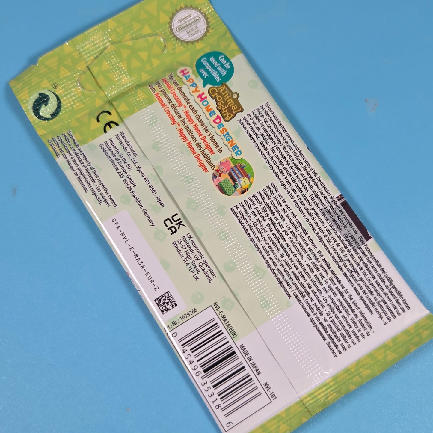 Nintendo Official Animal Crossing Amiibo Cards Series 1