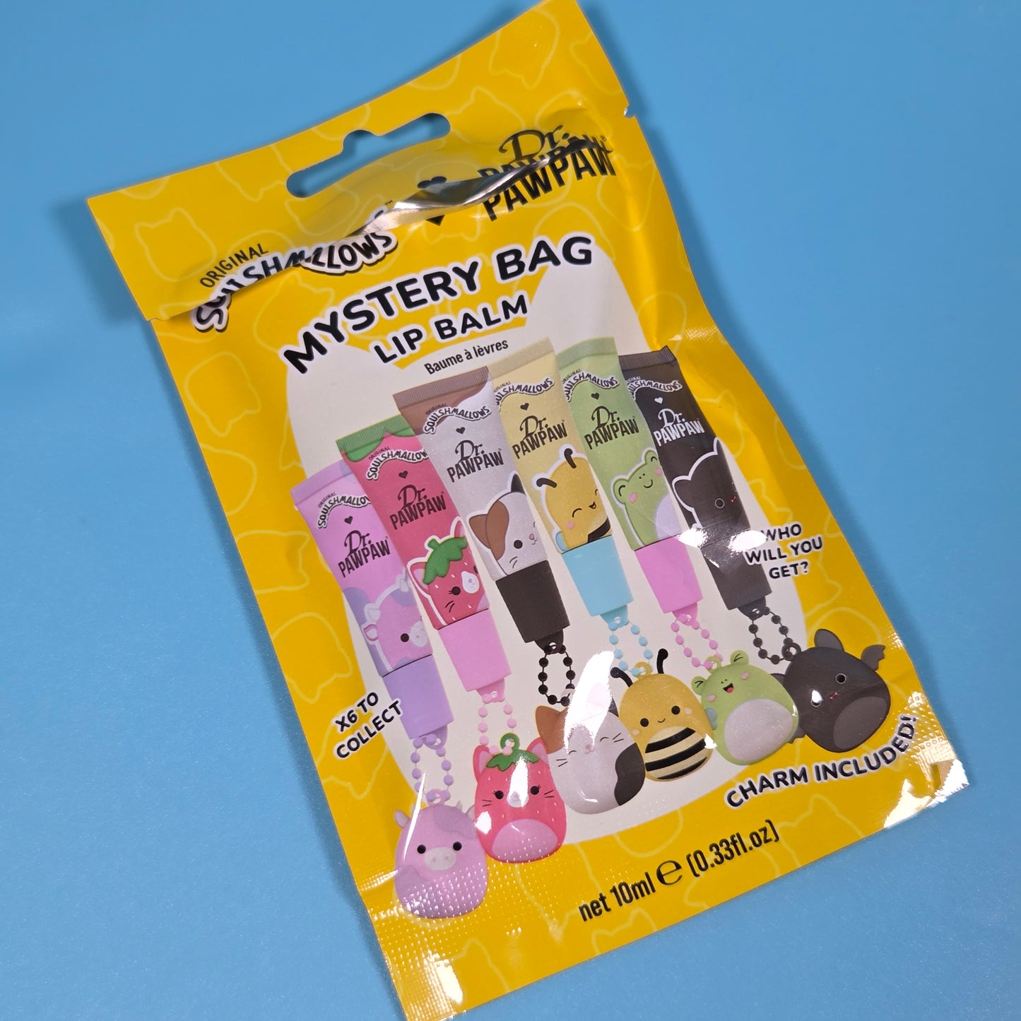 Squishmallow x Dr. PawPaw Mystery Bag - Sunny & Honey Lip Balm