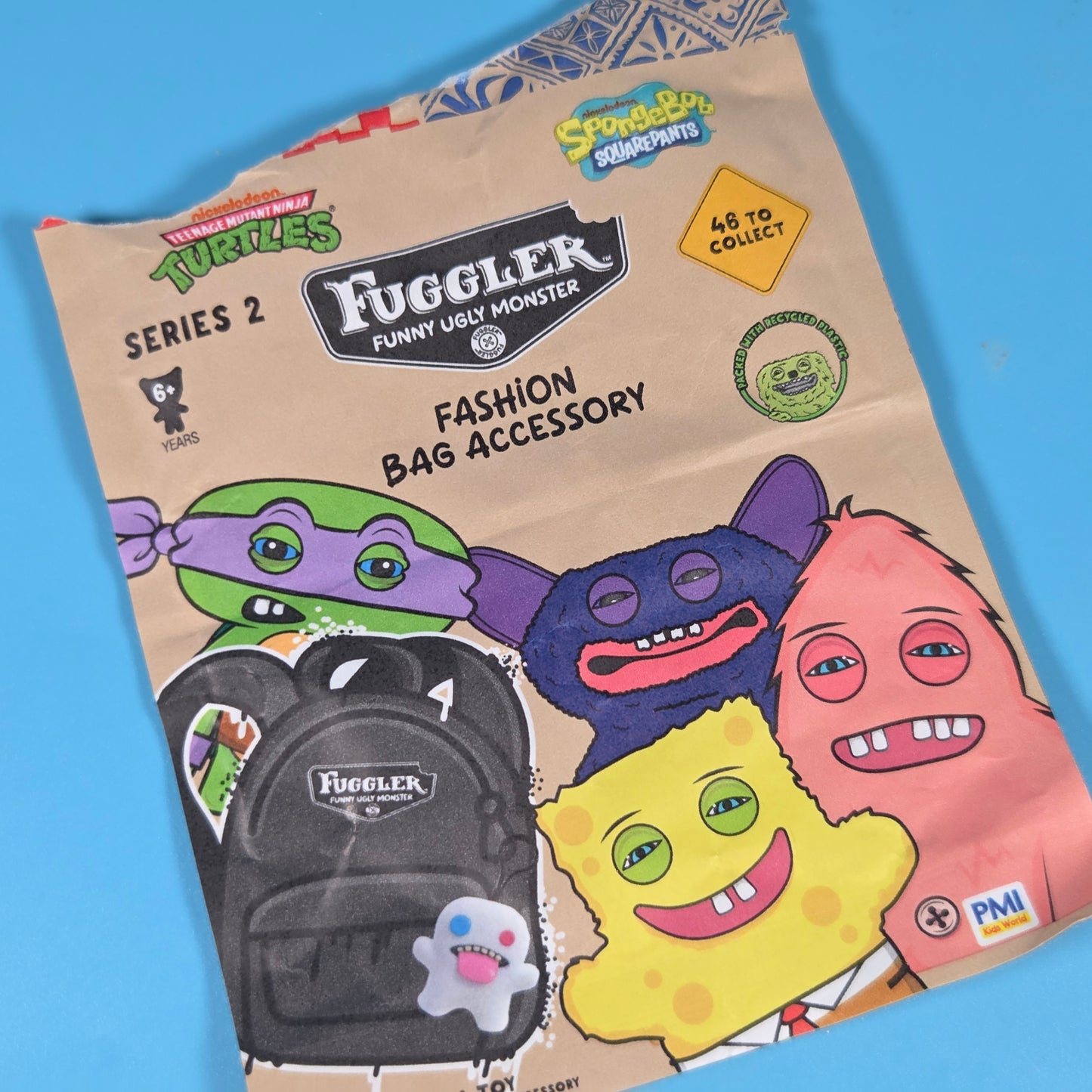 Fuggler Keychain Bag Accessory Series 2 - Teddy Bear Nightmare Michelangelo