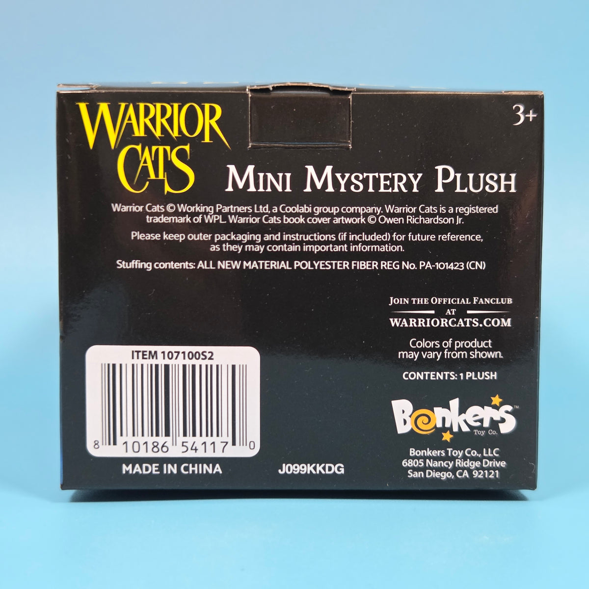 Warrior Cats Mini Mystery Plush Series 2 - Tigerstar