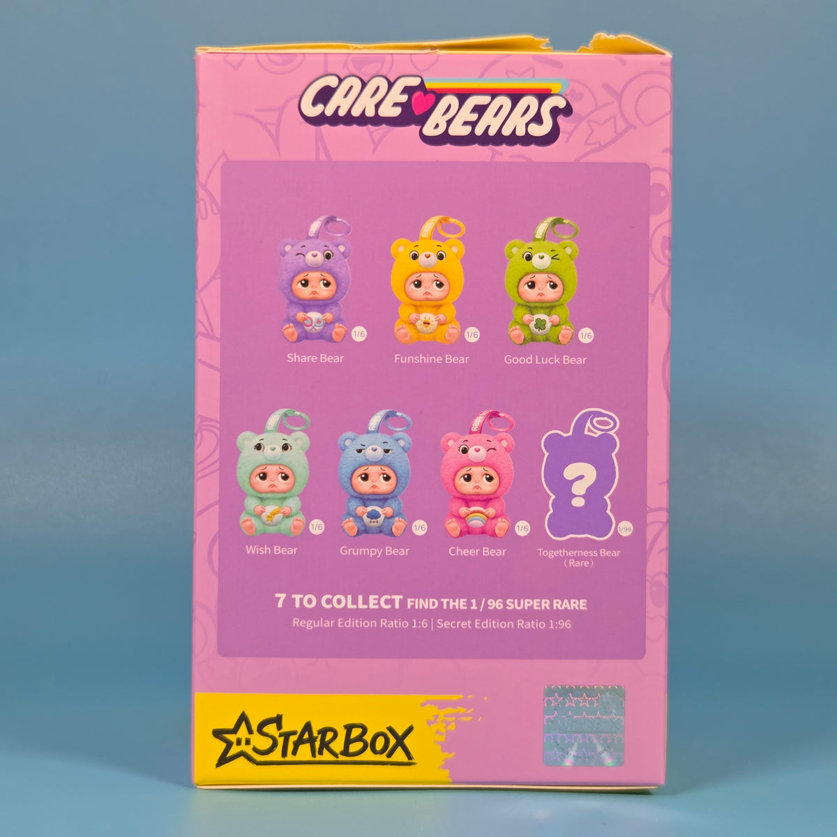 Starbox Sad Baby Care Bears Plush Keychains - Wish Bear