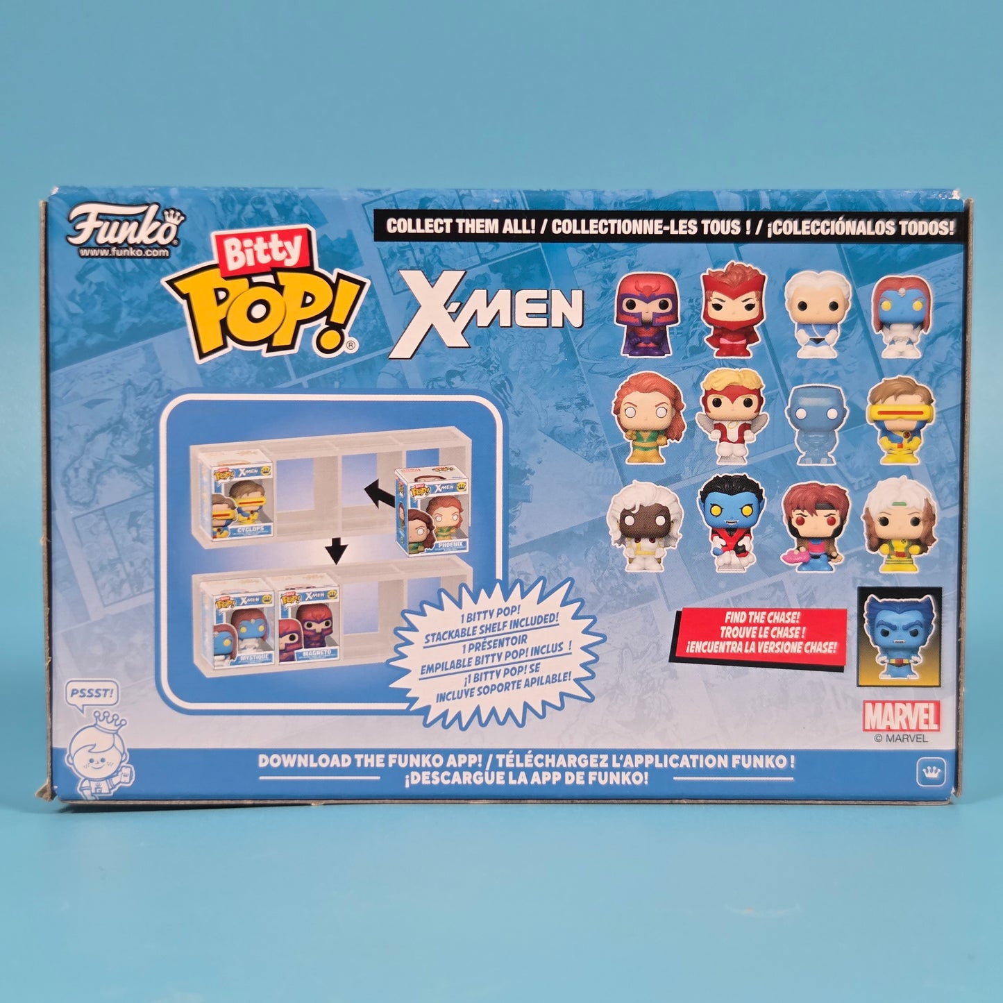 Funko Bitty Pop! X-Men Chase 4-Pack inc Phoenix, Angel, Iceman & Beast