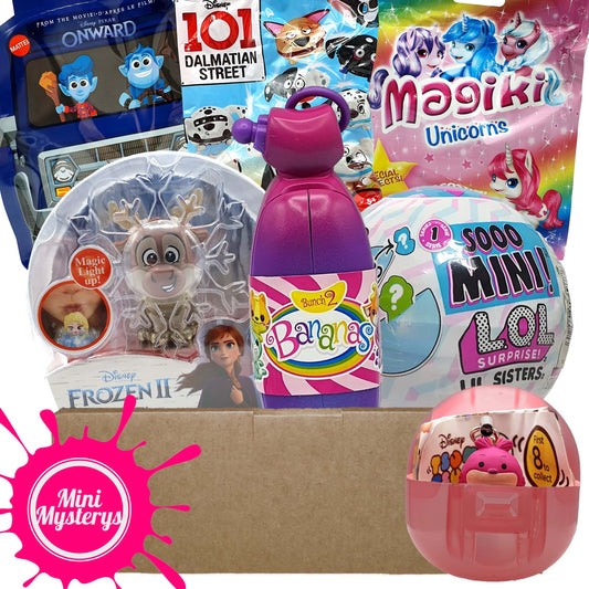 Mini Mysterys Girls Bargain Toy Bundle - 7 Toys inc LOL Surprise Sooo Mini, Frozen, Bananas Bunch, Tsum Tsums (Girls Gift Ideas)