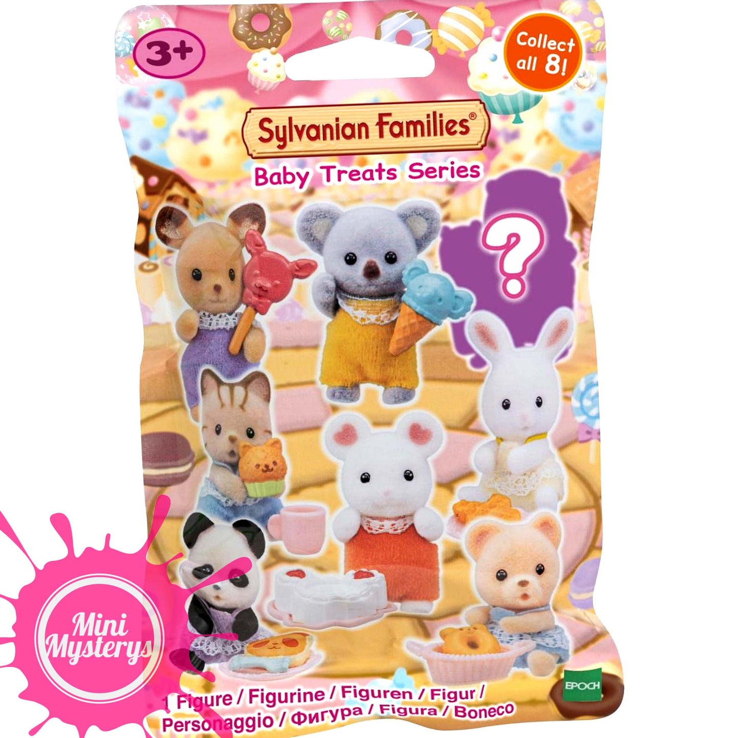 Mini Mysterys Girls Toy Bundle - 7 Toys inc Sylvanian Families, Bananas, Disney, Topps Llamas (Girls Gift Ideas)