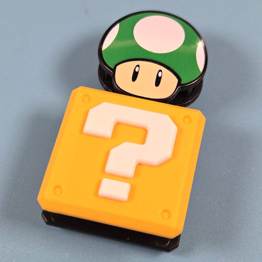 Super Mario Kinder Joy - 1-Up Mushroom Green Highlighter (VQ390A)