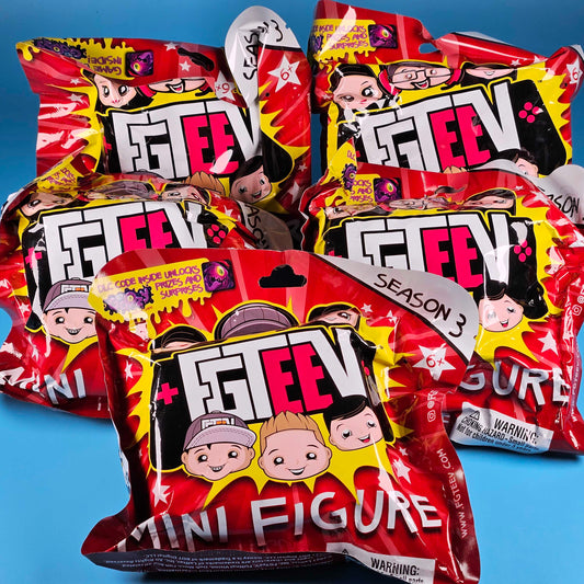 5x FGTeev Mini Figure Season 3 Blind Bags - Guaranteed Different