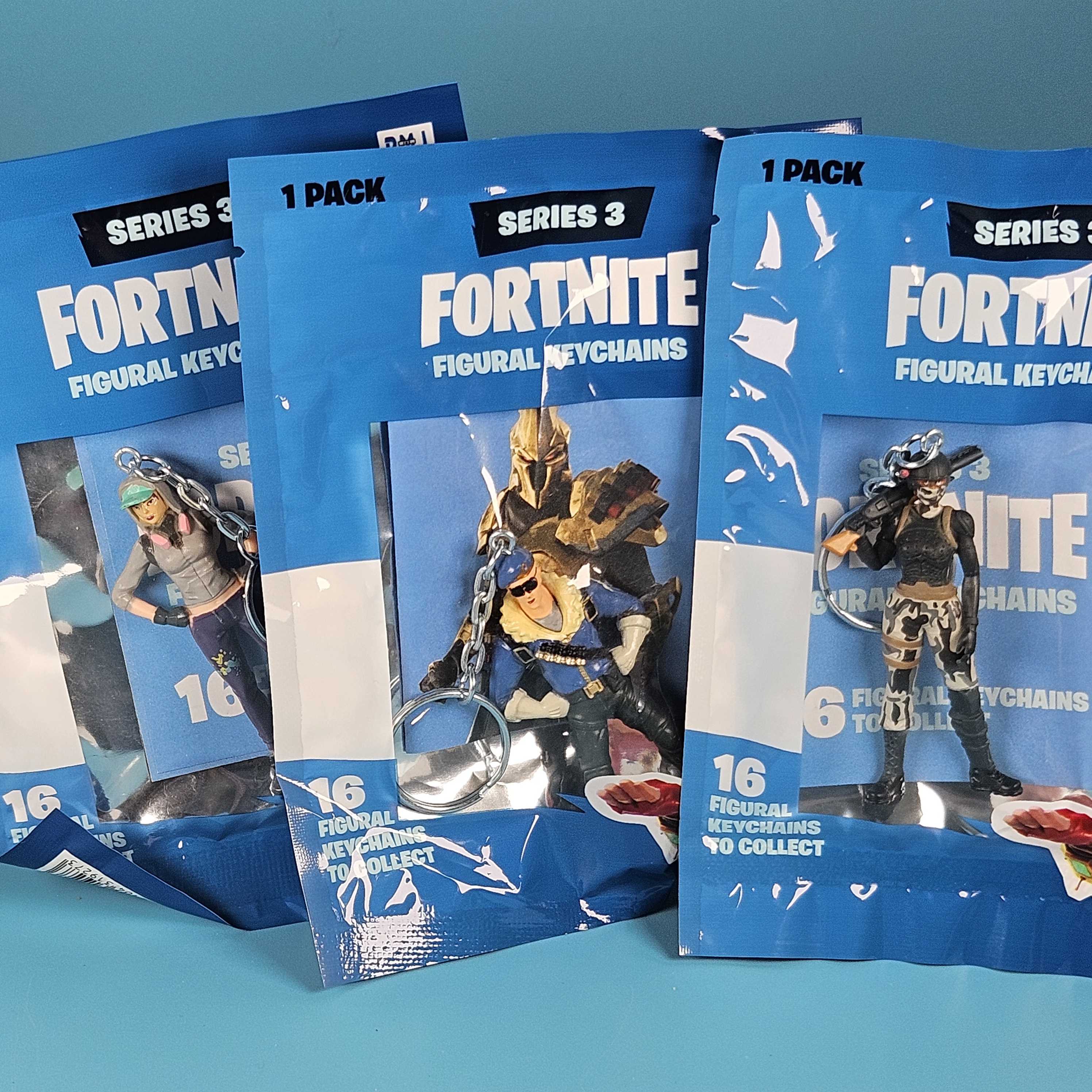 3x Fornite Figural Keychains Series 3 - Guaranteed Different – Mini ...