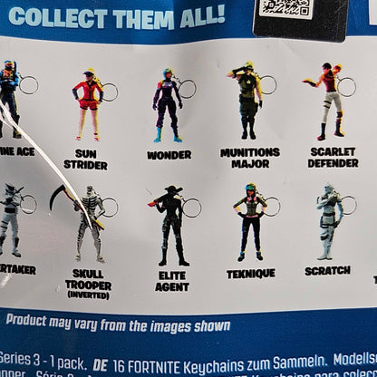 3x Fornite Figural Keychains Series 3 - Guaranteed Different