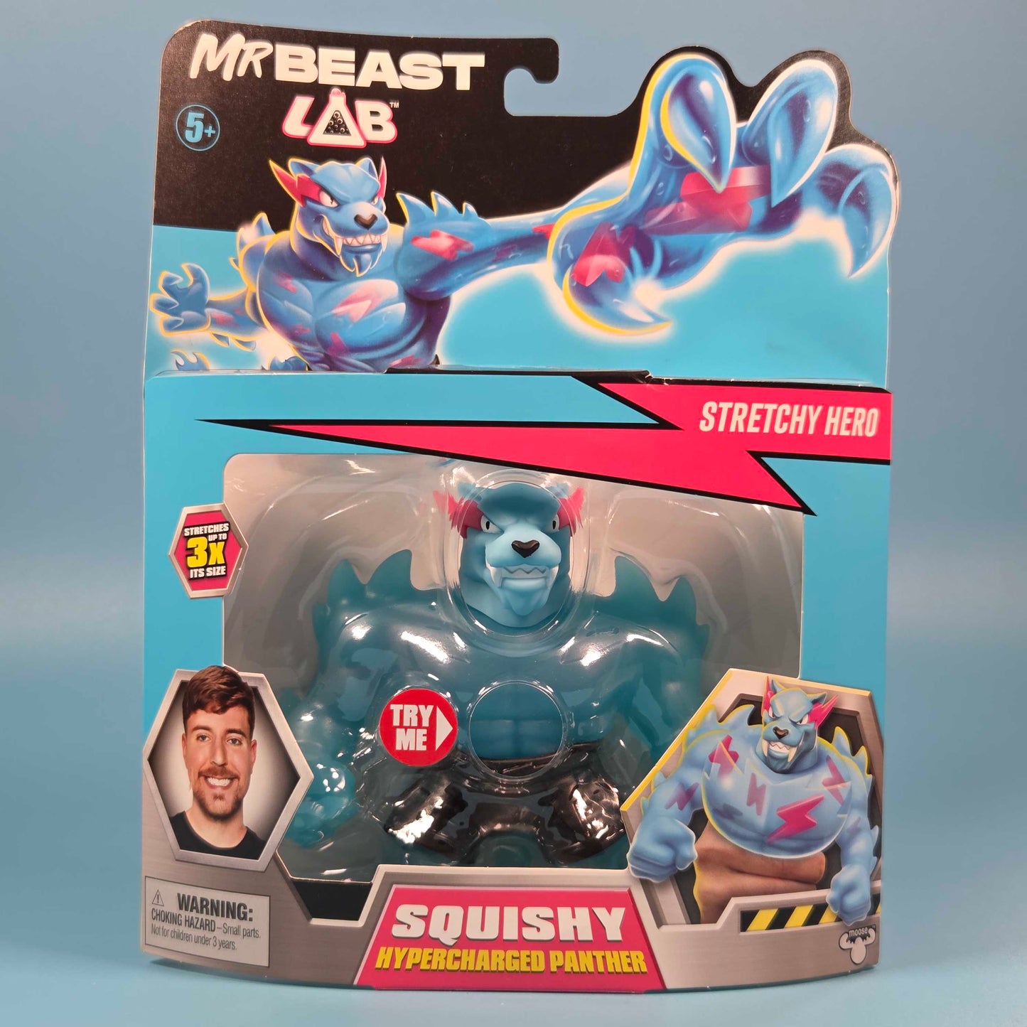 Mr Beast Lab Stretchy Hero - Squishy Hypercharged Panther