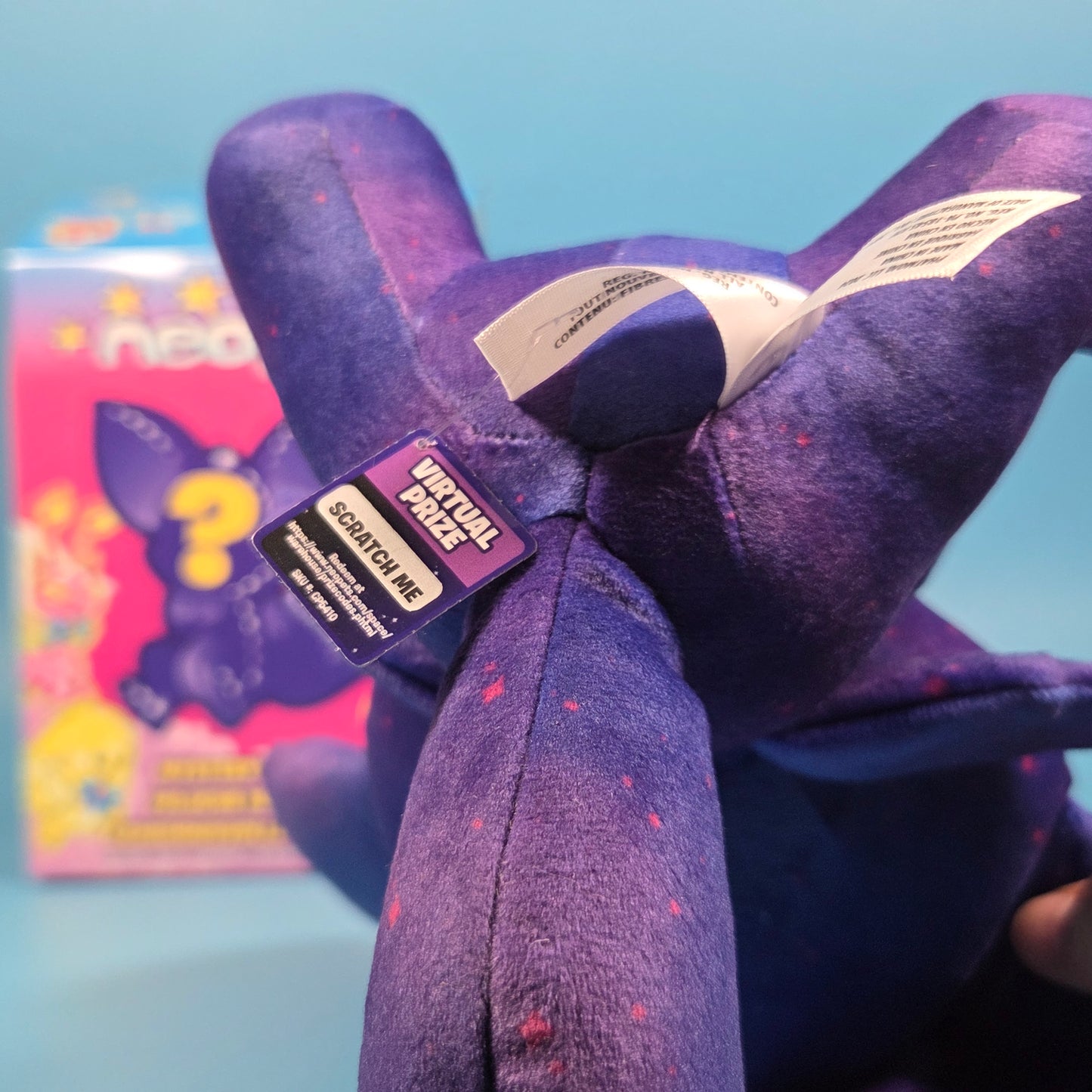 Neopets Mystery Plush 25th Anniversary inc Code - Void Faellie