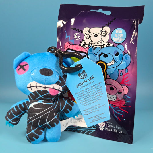 Deddy Bears Mini Plush Clip-on - Skidmark