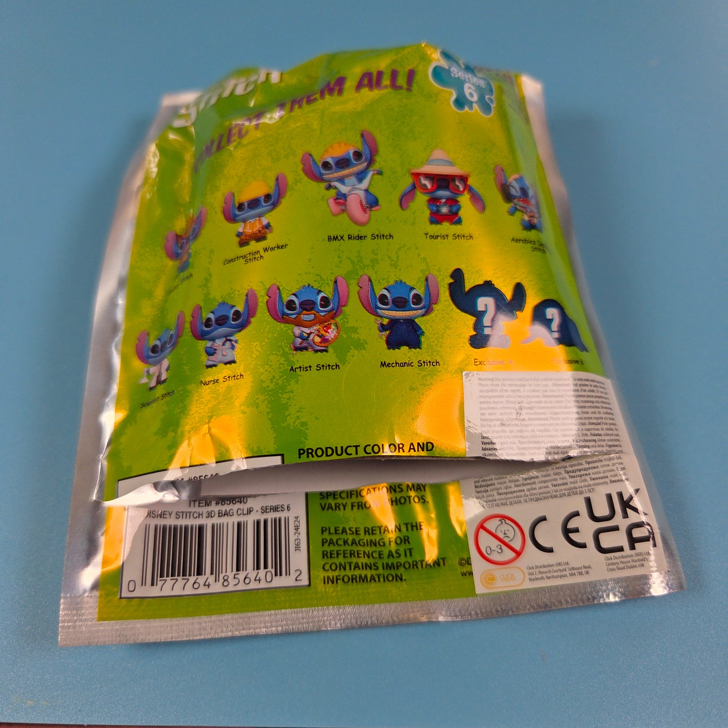 Disney Stitch 3D Bag Clip Series 6 - Nurse