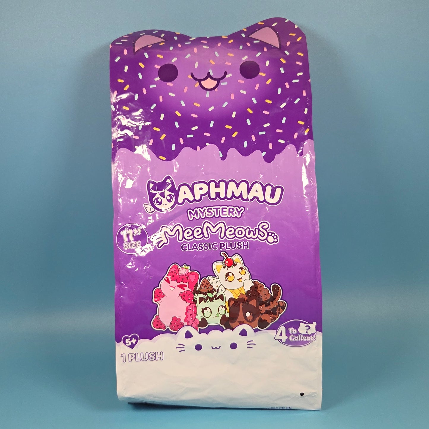 Aphmau MeeMeows Ice Cream 11" Plush - Strawberry Cat