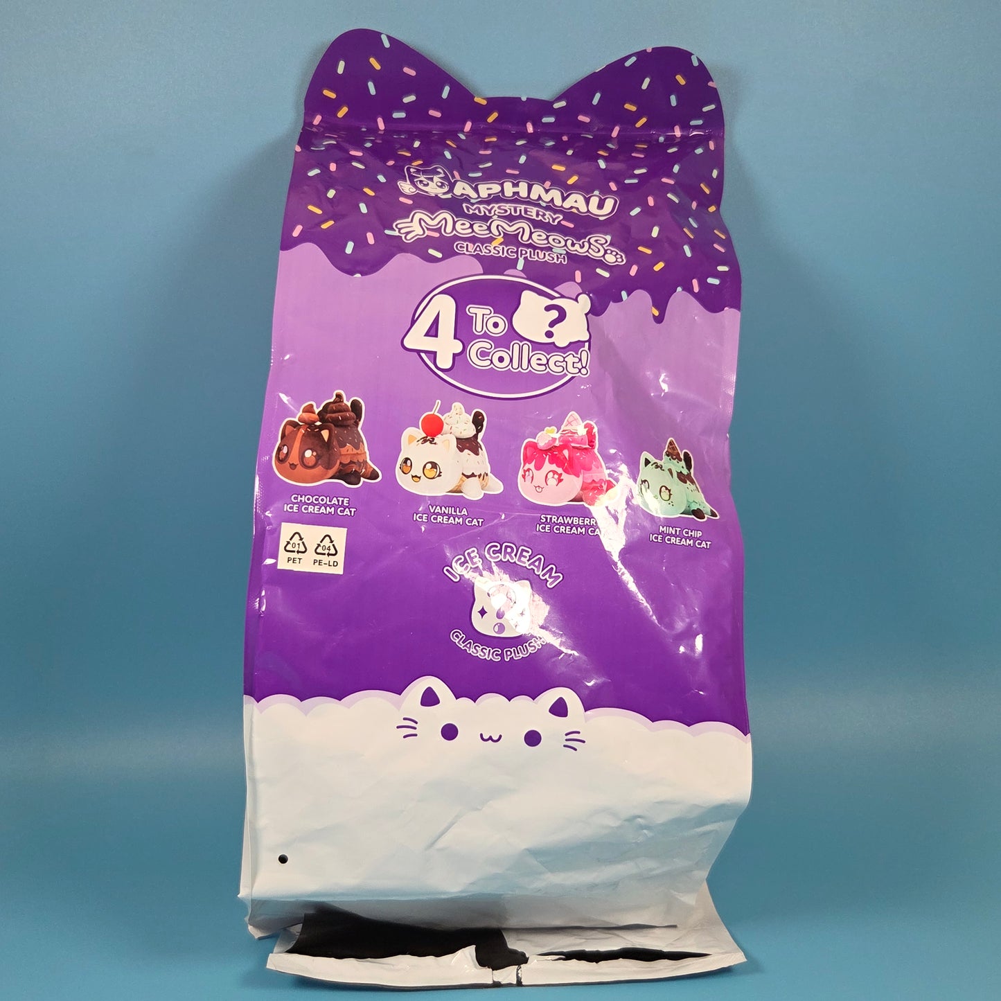 Aphmau MeeMeows Ice Cream 11" Plush - Strawberry Cat