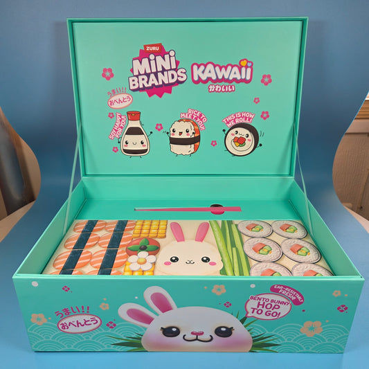 Mini Brands Kawaii PR Box - Bento Box Design - Space for Six Capsules