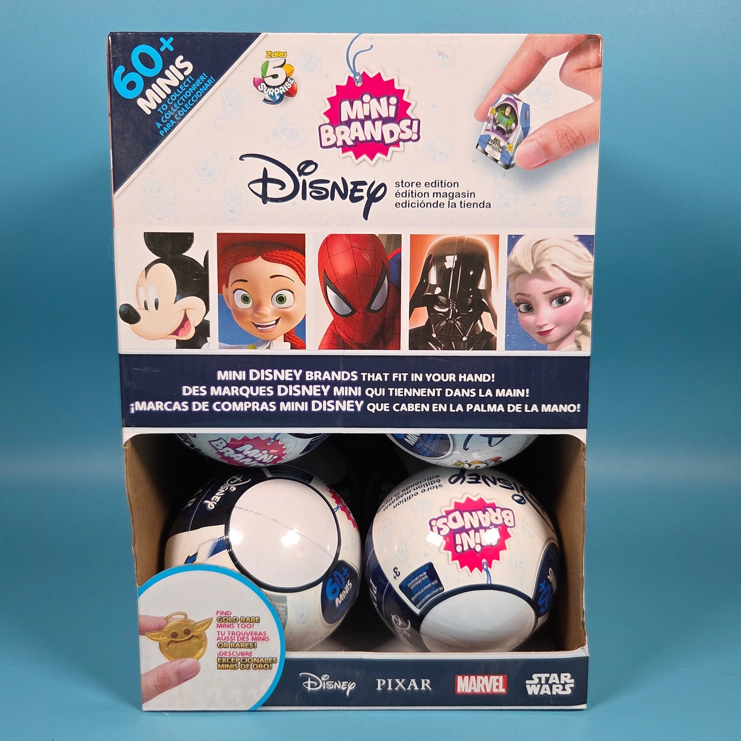 12 x Disney Store Mini Brands Miniatures in Original Display Case