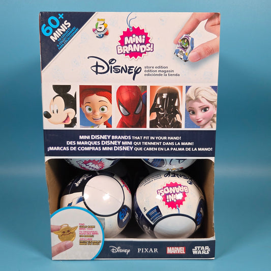 12 x Disney Store Mini Brands Miniatures in Original Display Case