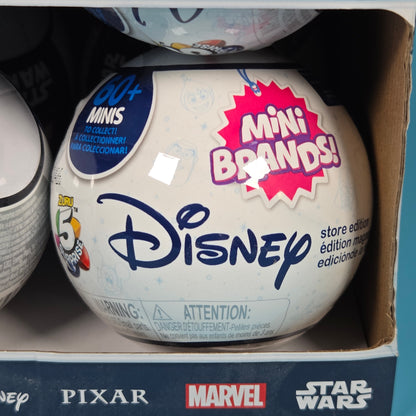 12 x Disney Store Mini Brands Miniatures in Original Display Case