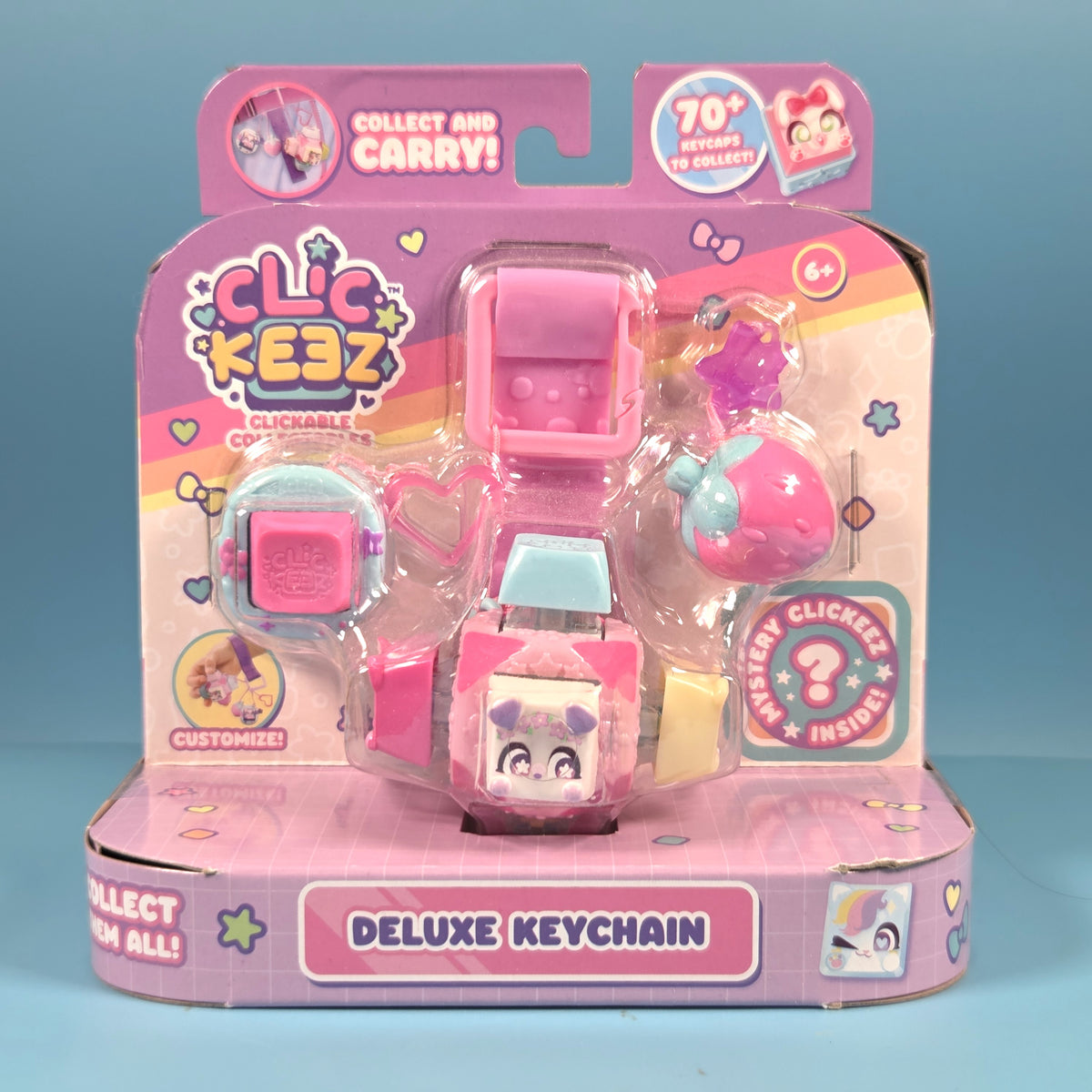 Clickeez Deluxe Keychain Fidget Cube