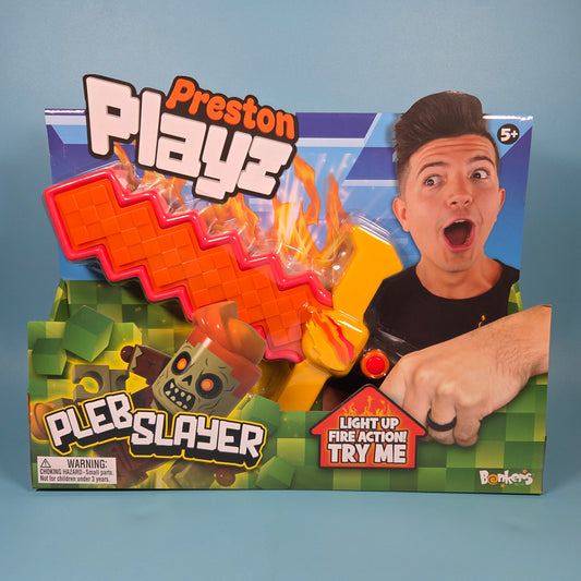 PrestonPlayz Pleb Slayer Sword - 40cm/16inch & Light Up Effects