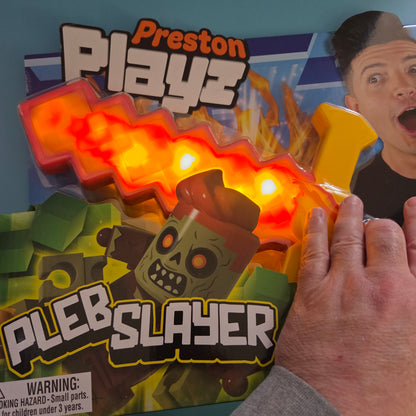 PrestonPlayz Pleb Slayer Sword - 40cm/16inch & Light Up Effects