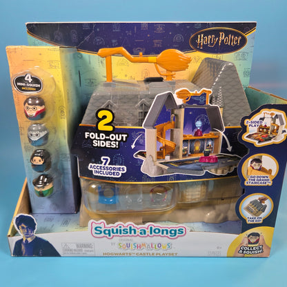 Squishmallows Squish-a-Longs Harry Potter Hogwarts Castle Playset