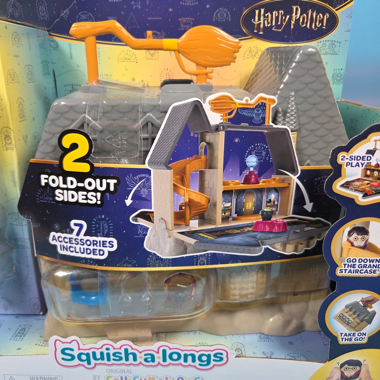 Squishmallows Squish-a-Longs Harry Potter Hogwarts Castle Playset