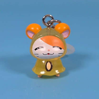 Nyan-Tomo Gashapon - Hamtaro Costume Cat Charm