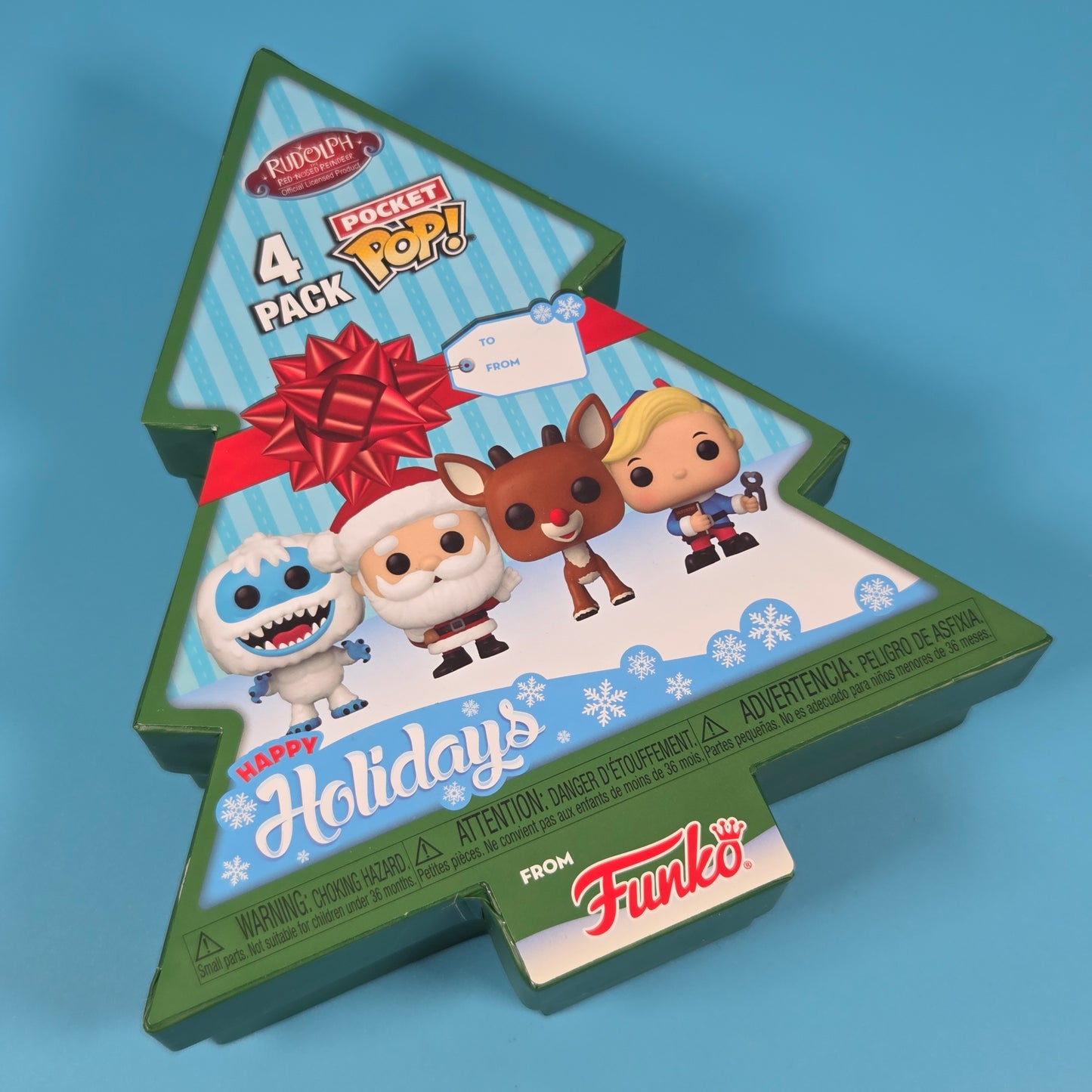 Funko Pocket Pop! Rudolph the Red-Nosed Reindeer Holiday Tree Box 4-Pack