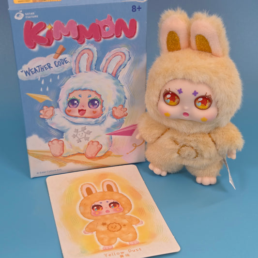 Kimmon Weather Code Plush Dangler - Yellow Dust