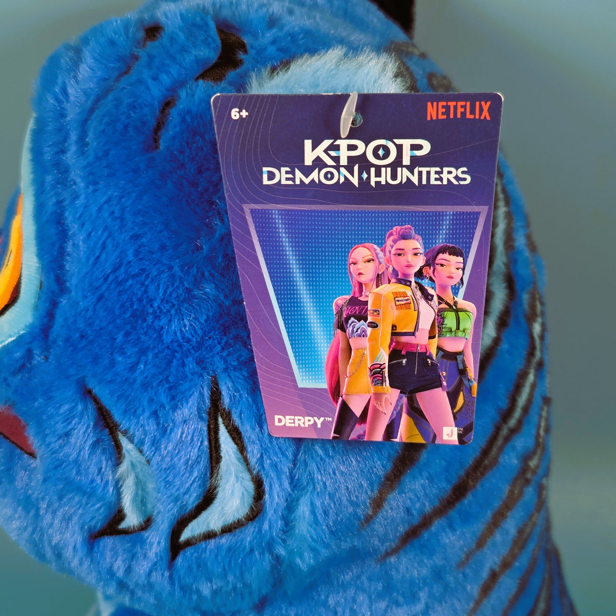 K-Pop Demon Hunters Derpy Tiger 12" Sitting Plush