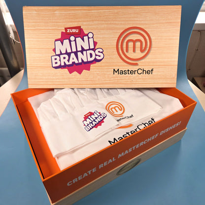 *Rare* ZURU Mini Brands x MasterChef PR Bundle inc Chefs Hat & Apron, 6 Capsules
