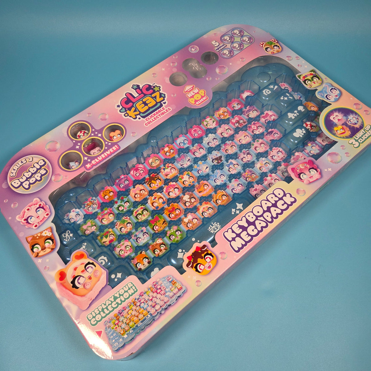 Clickeez Keyboard Mega Pack Series 3 Bubble Pops - Open Box