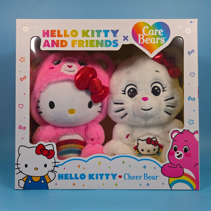 Care Bears x Hello Kitty and Friends Plush 2 Pack - Hello Kitty & Cheer Bear