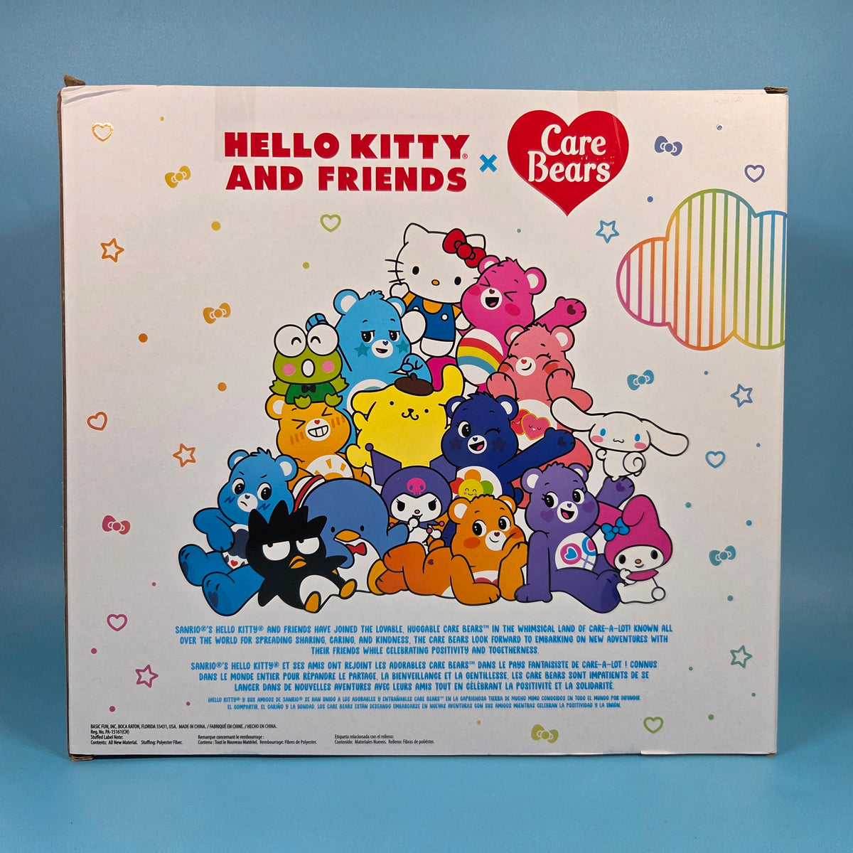 Care Bears x Hello Kitty and Friends Plush 2 Pack - Hello Kitty & Cheer Bear
