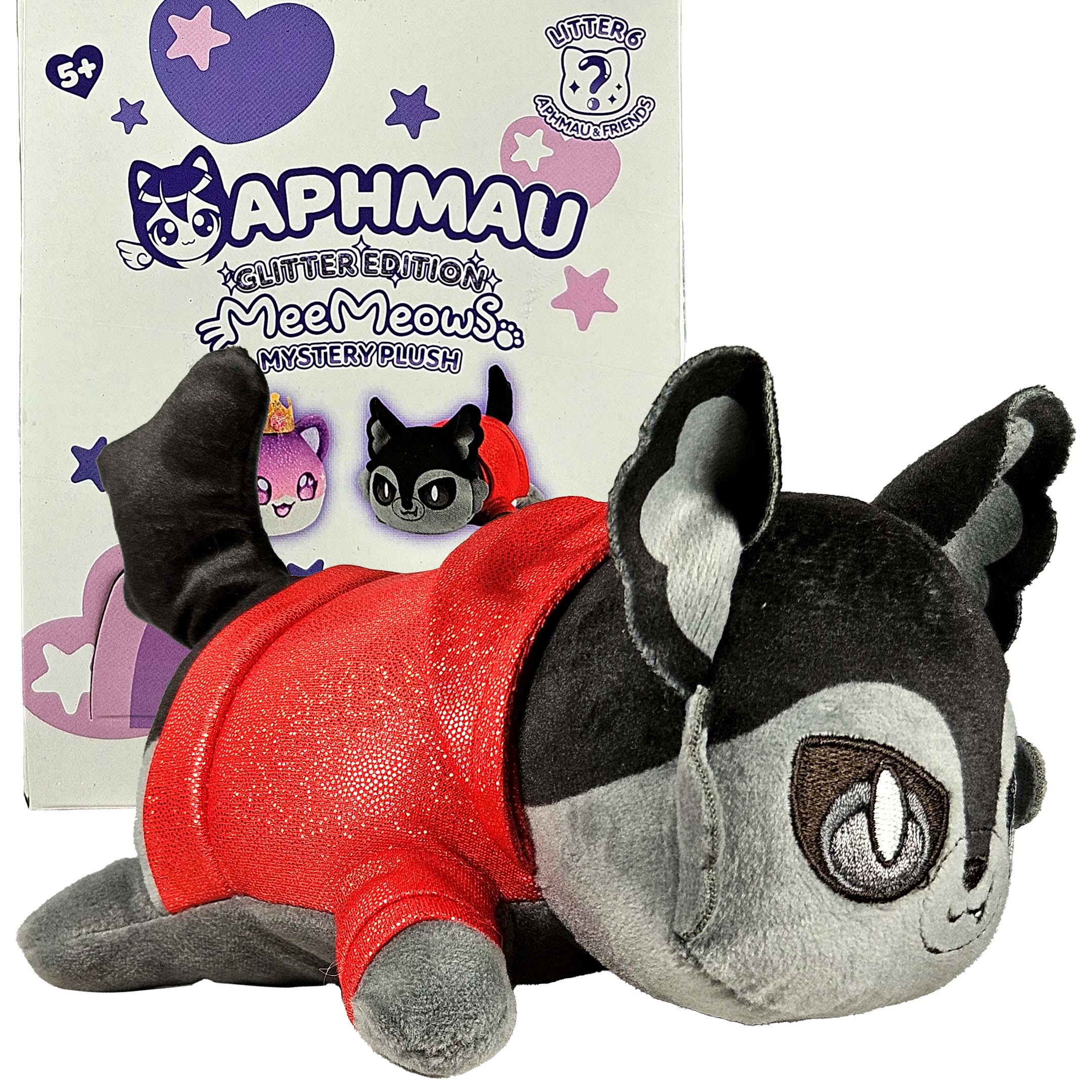 Aphmau MeeMeows Glitter Edition Plushie - Aaron Cat – Mini Mysterys