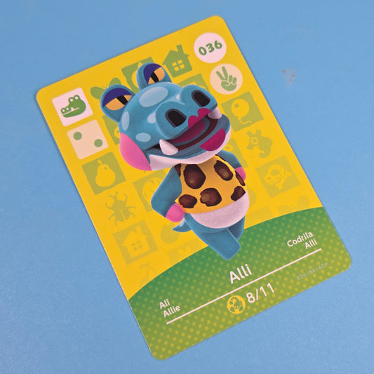 Animal Crossing Amiibo Cards Series 1 - Alli #36
