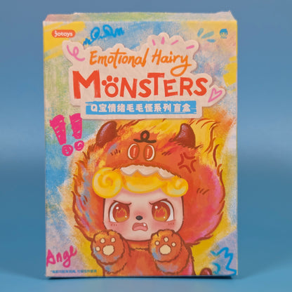 JOTOYS Q.kid Emotional Hairy Monsters Plush Charm - Anger