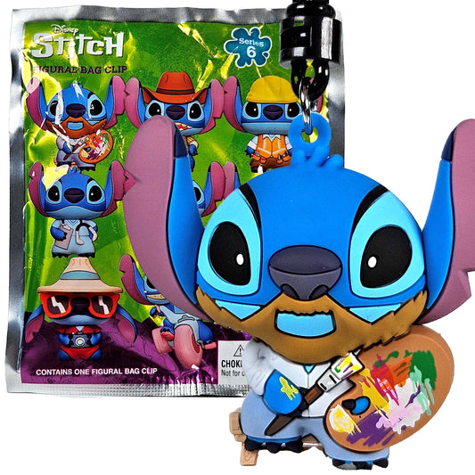 Disney Stitch 3D Bag Clip Series 6 - Artist