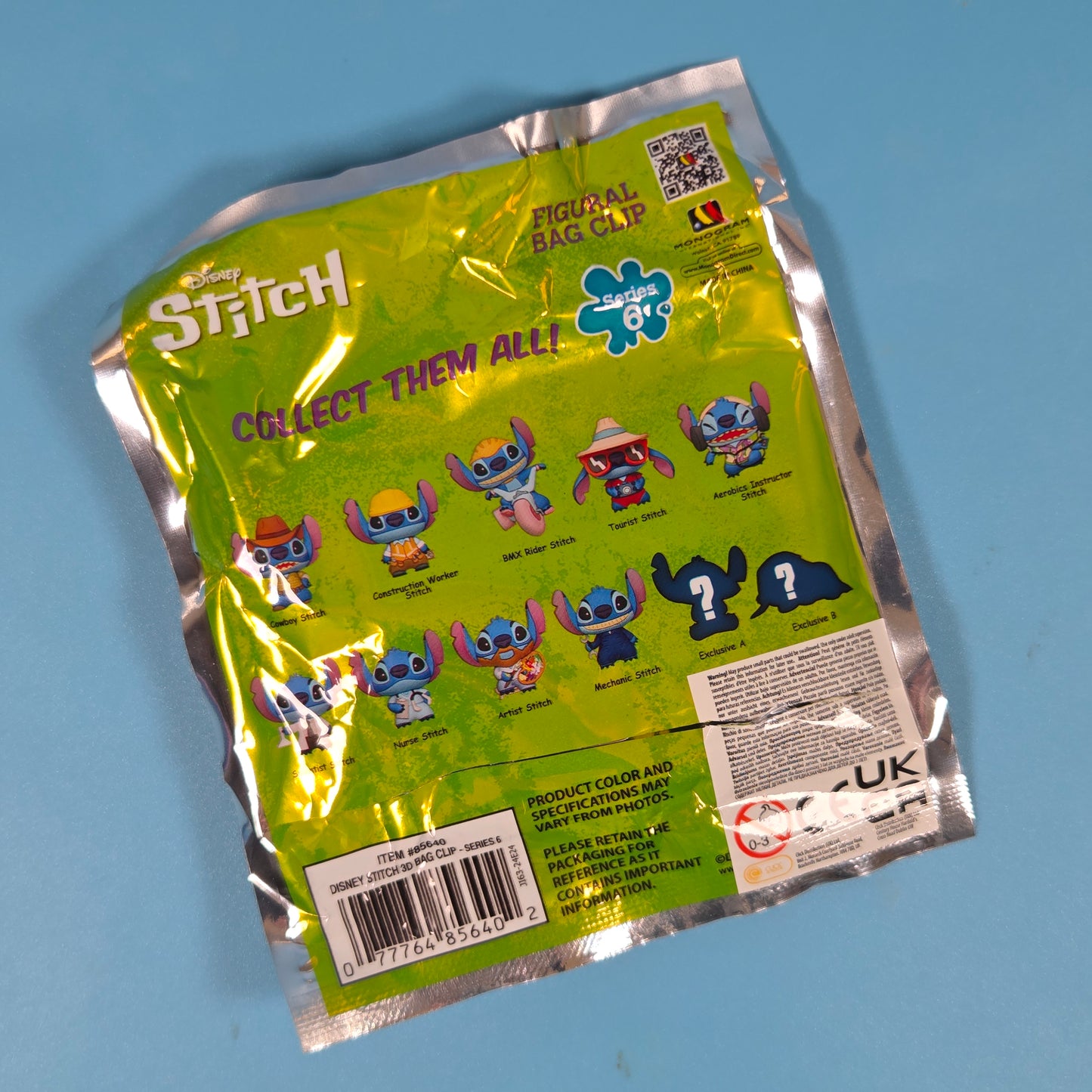 Disney Stitch Figural Bag Clip Series 6 - Artist