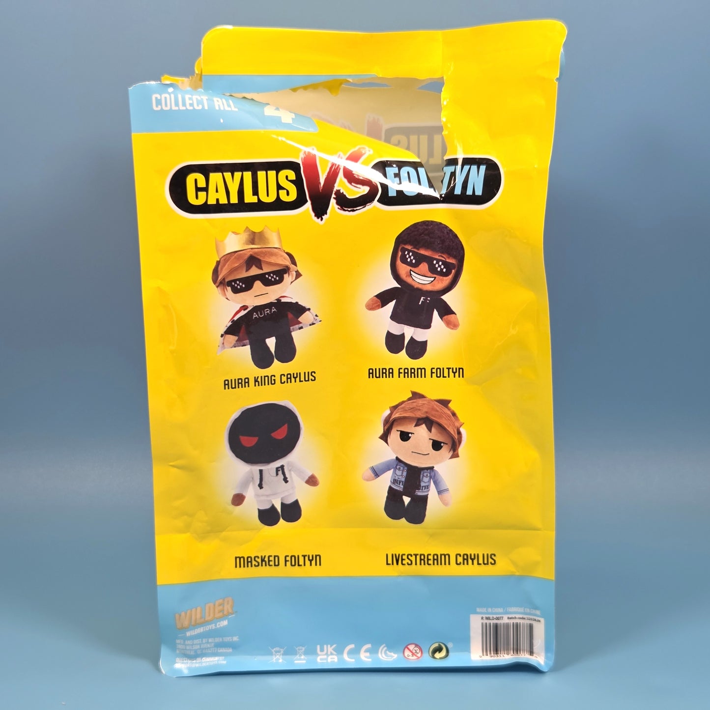 Caylus vs Foltyn 11" Mystery Aura Plush - Aura King Caylus