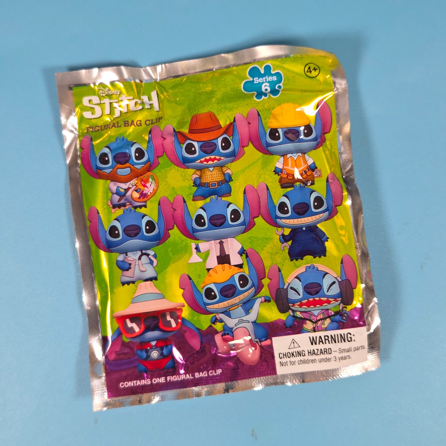 Disney Stitch Figural Bag Clip Series 6 - BMX Rider Stitch