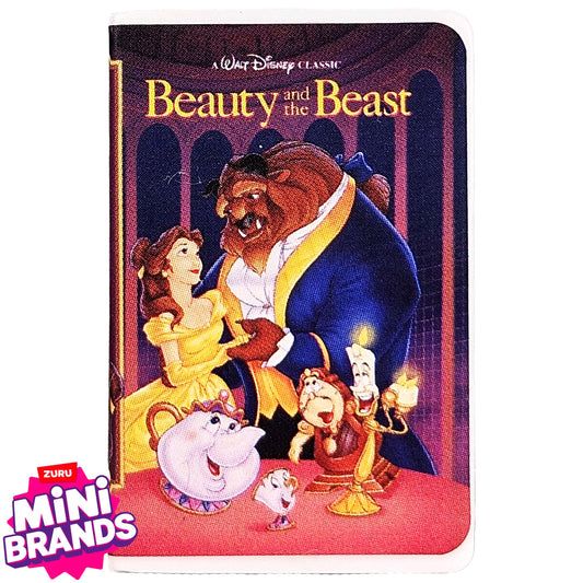 Disney Mini Brands Series 3 Toy Miniatures - Beauty and the Beast VHS (Disney) Ultra Rare